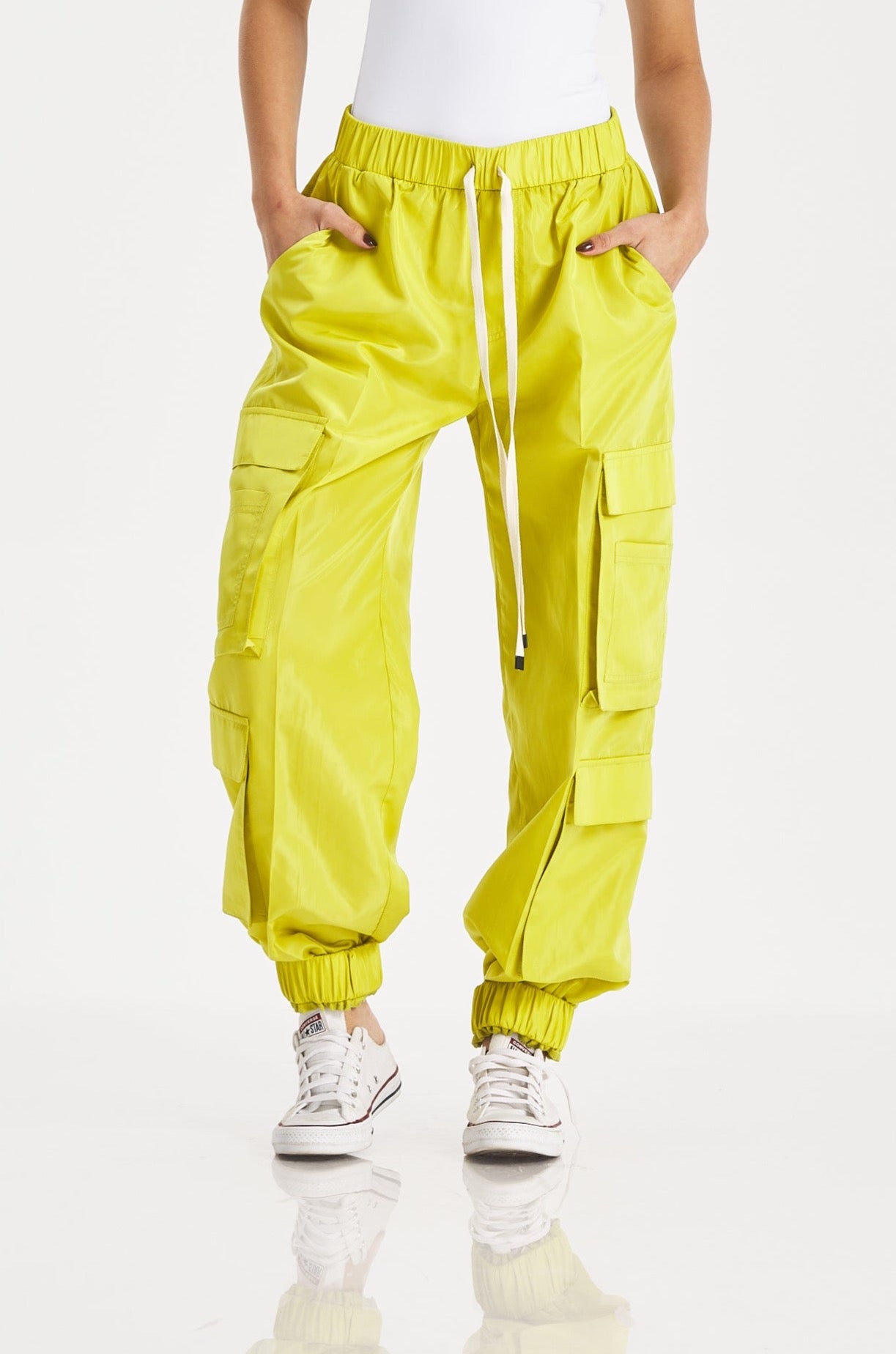Waterproof Lime Cargo Pants