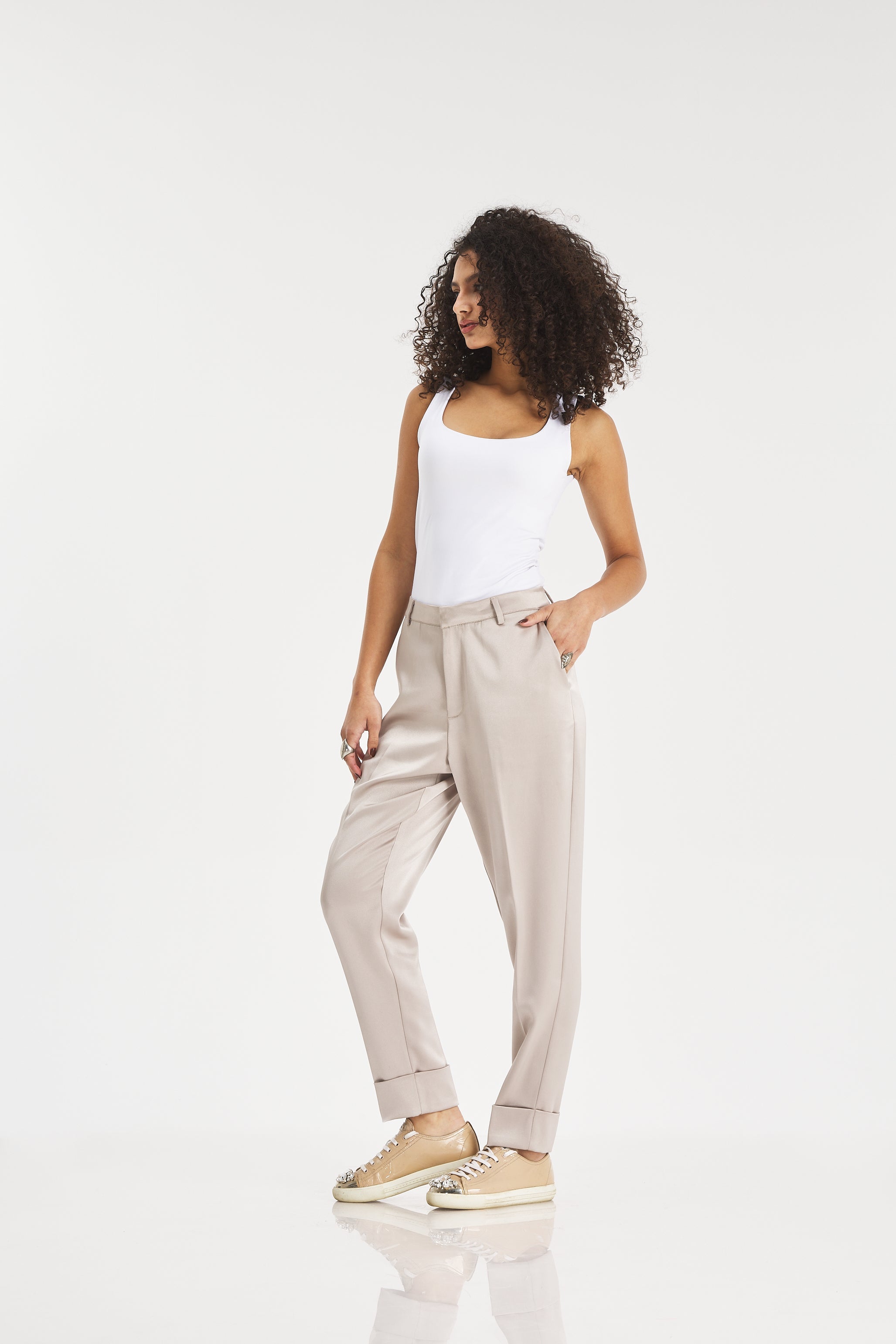 Nude Classic Satin Pants