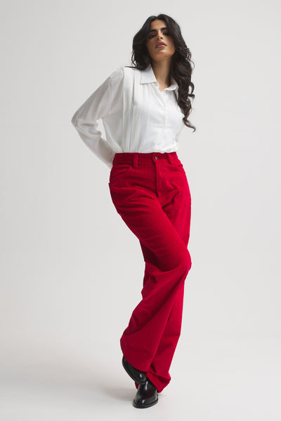 Red Corduroy Pants