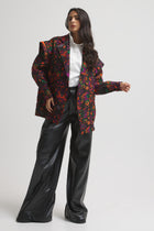 Signature Bold Shoulder Flowery Jacket