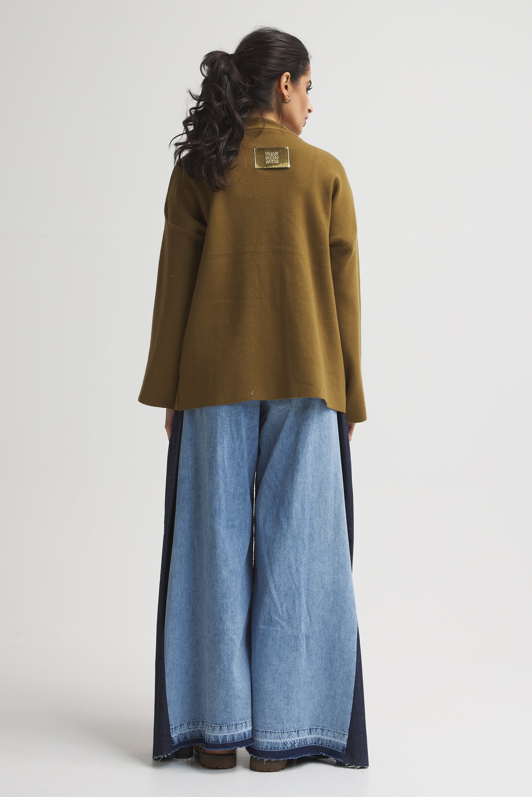 Oversize Sweater In Olive