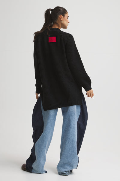 Oversize Pullover In Black