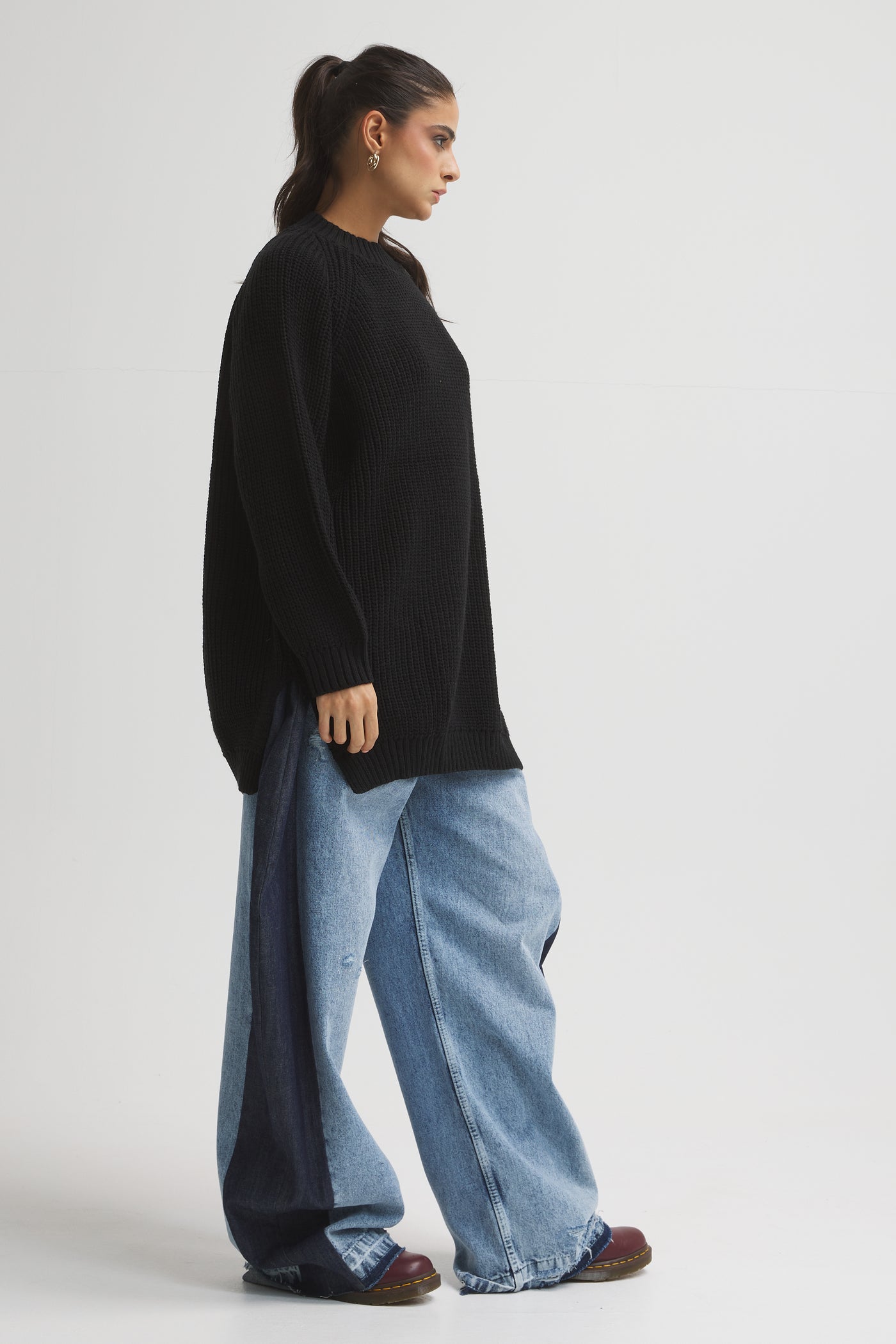 Oversize Pullover In Black