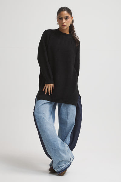 Oversize Pullover In Black