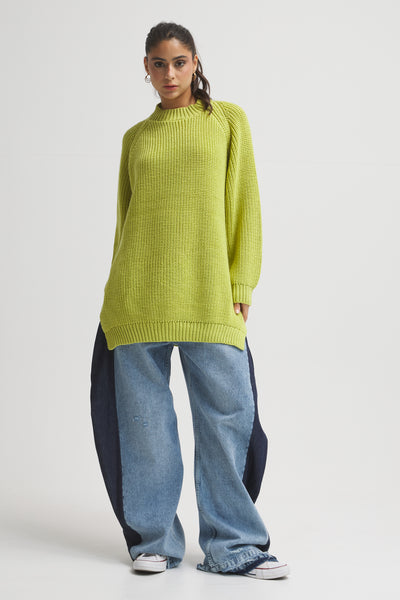 Oversize Pullover In Pistachio