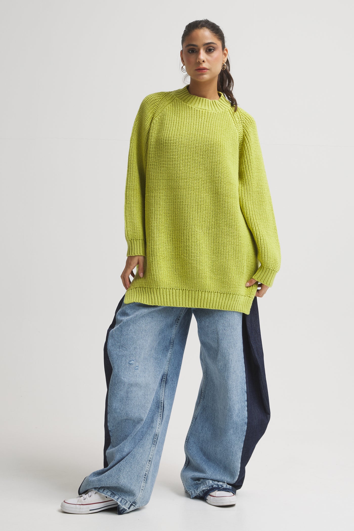 Oversize Pullover In Pistachio