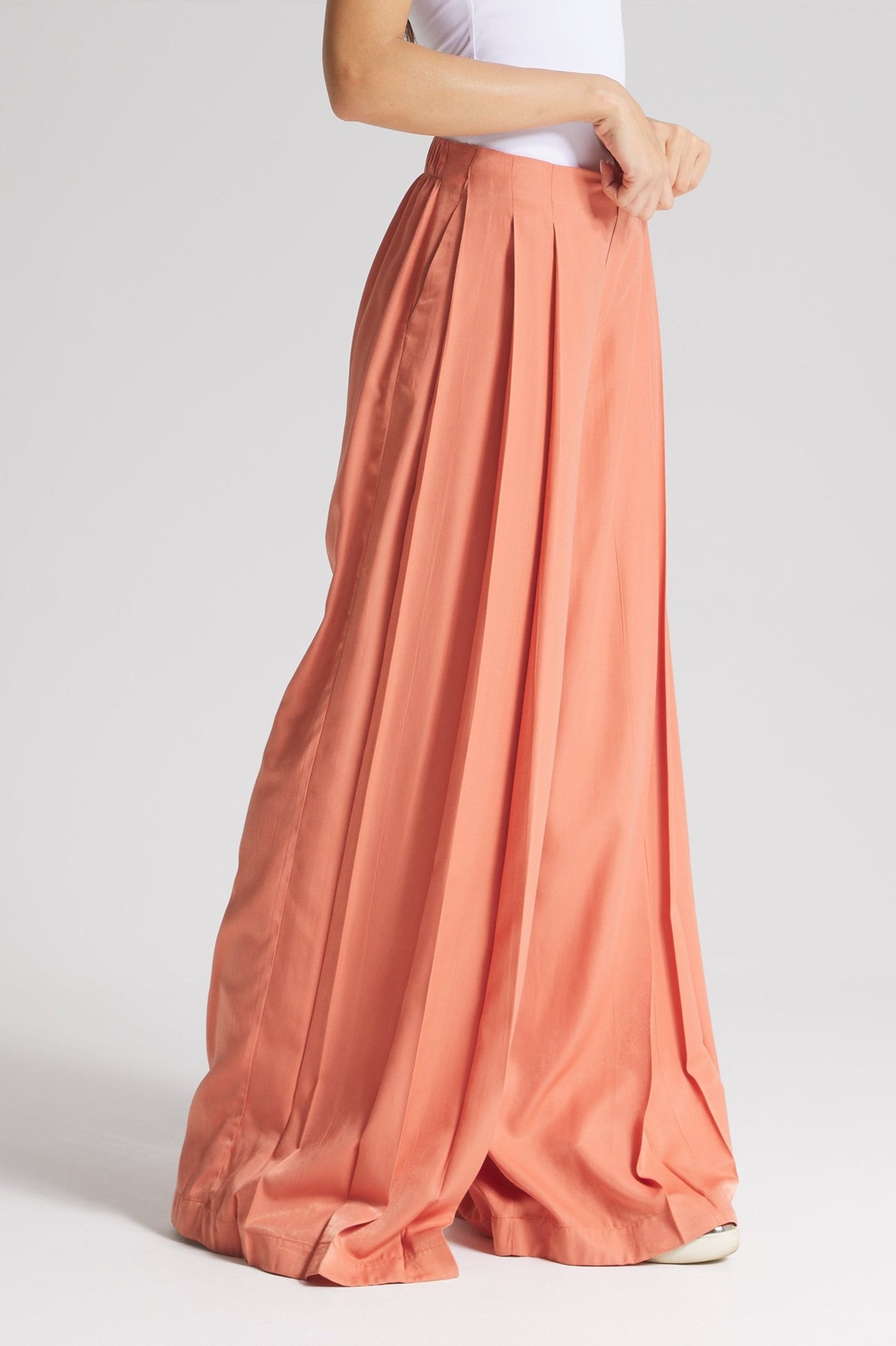 Soft Wide leg In Peach