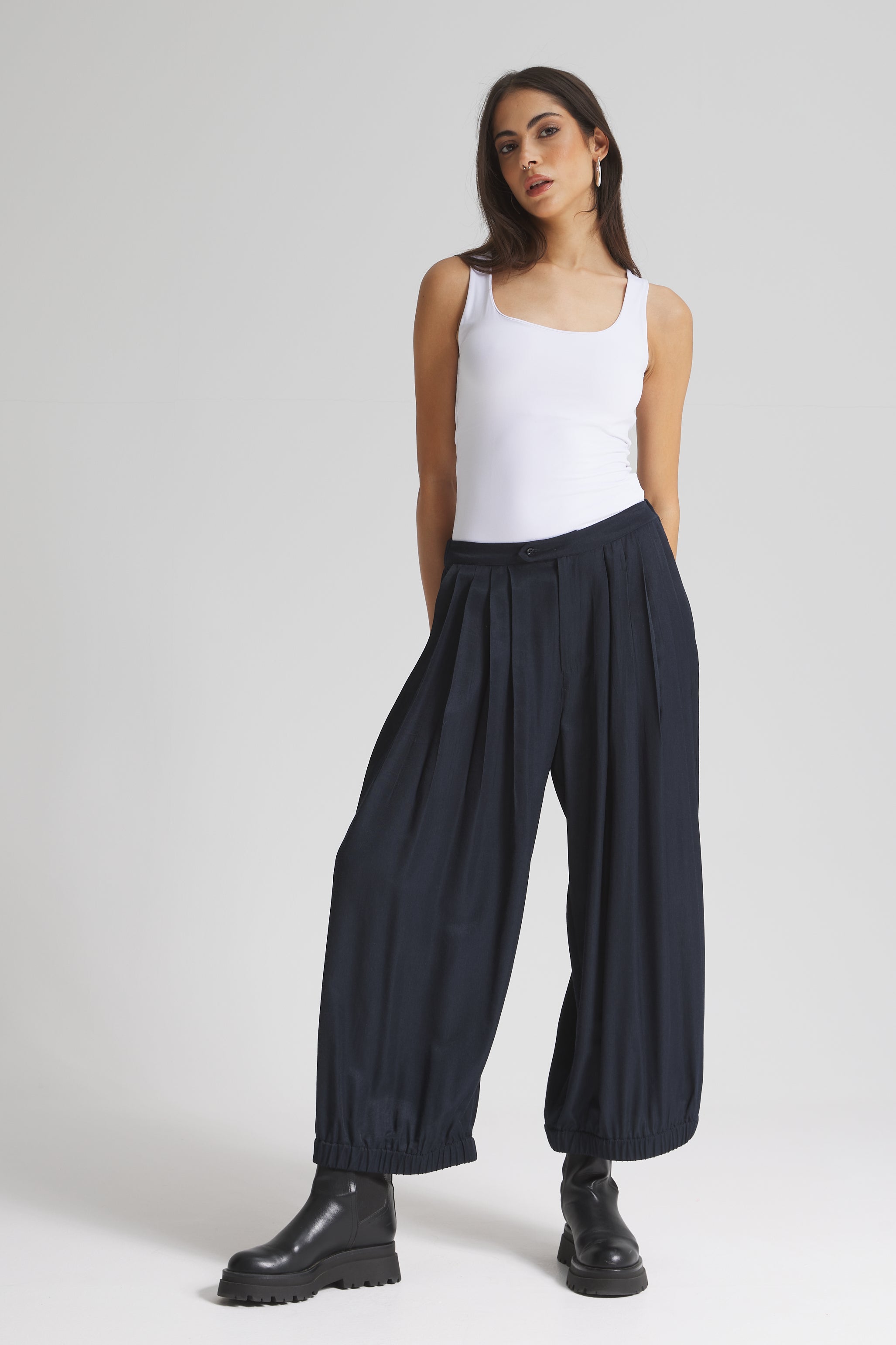 Extra wide Leg Soft Cropped pants