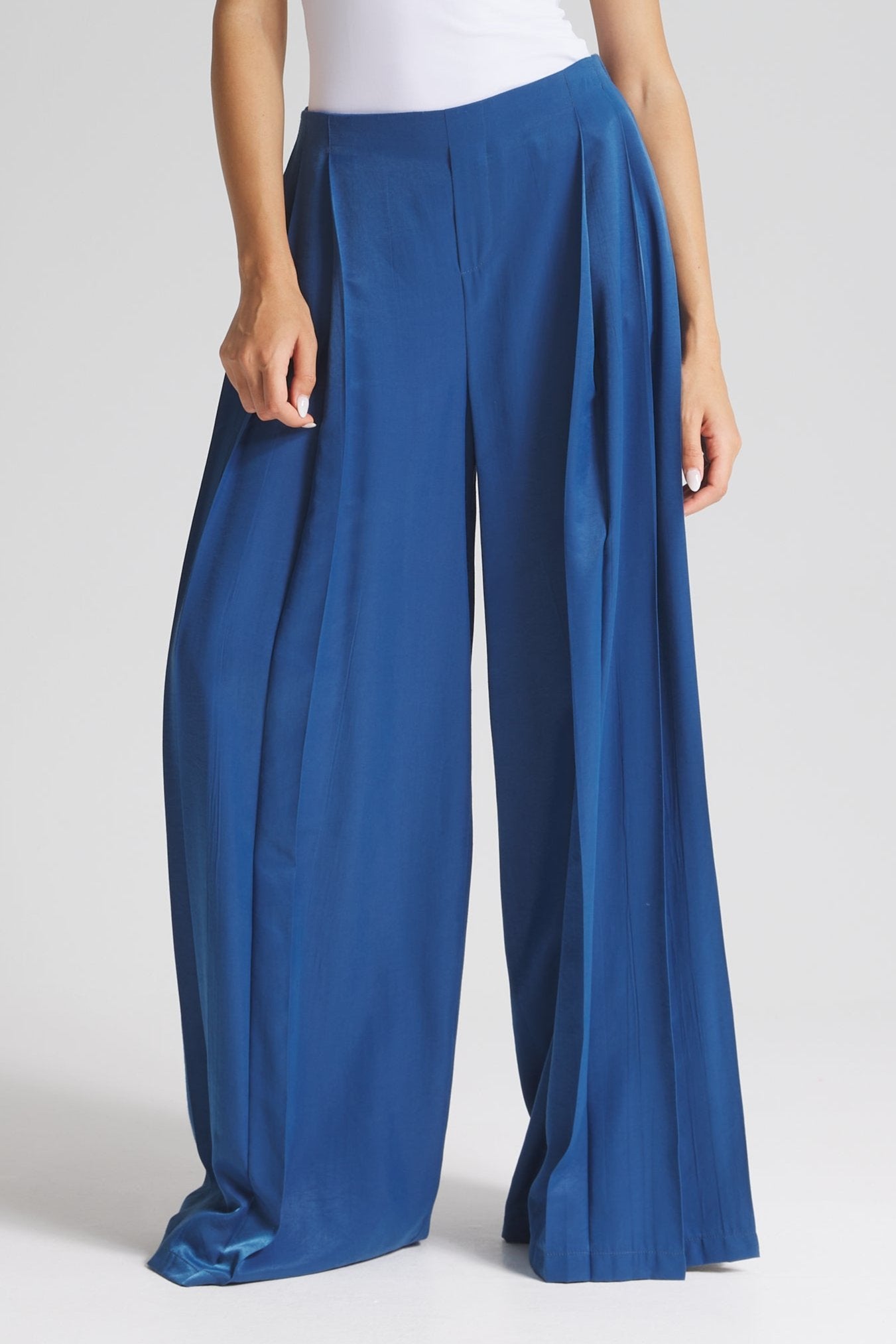 Soft Wide Leg In Blue