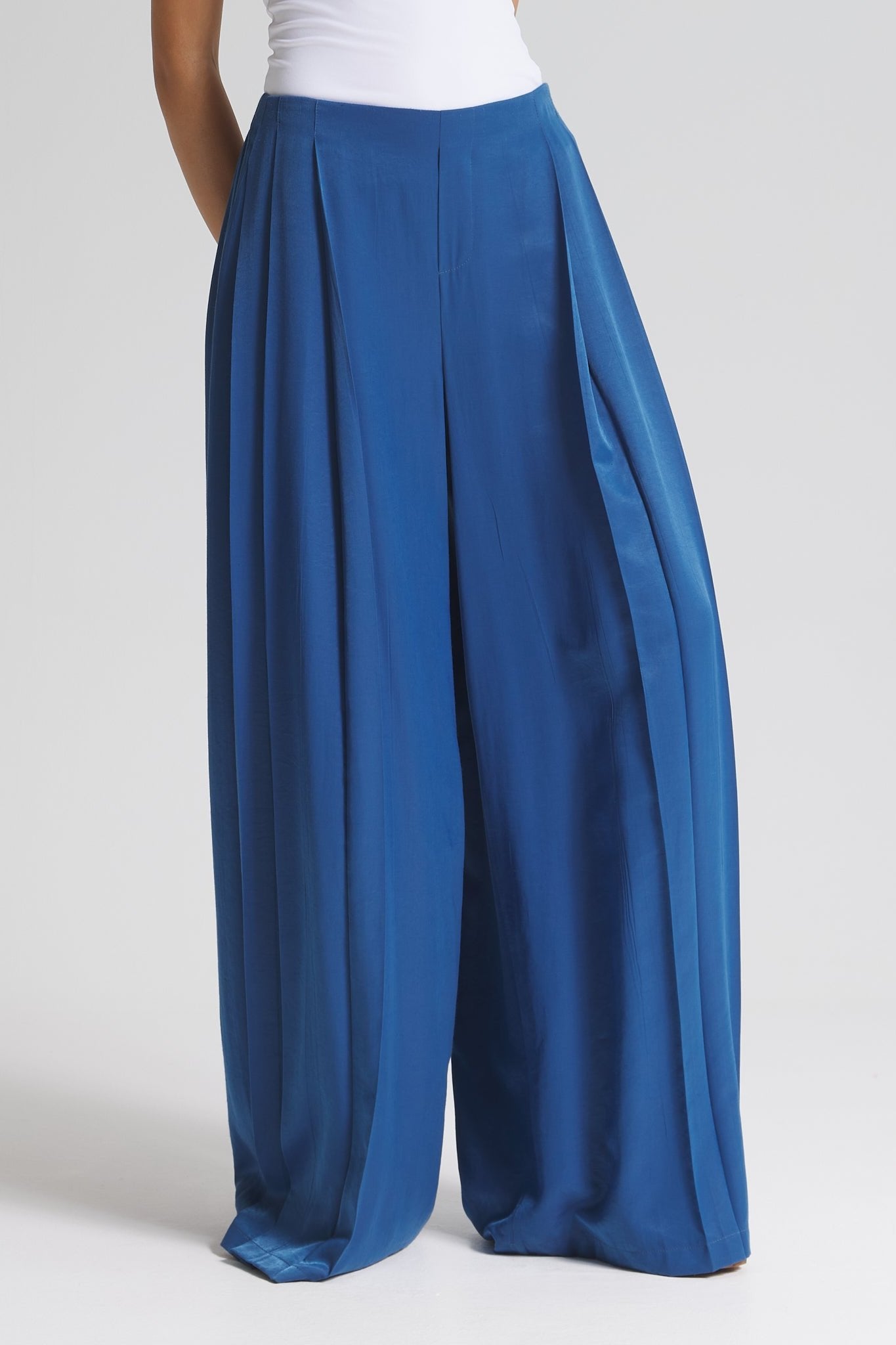 Soft Wide Leg In Blue