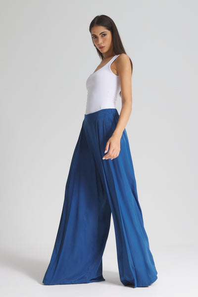 Soft Wide Leg In Blue