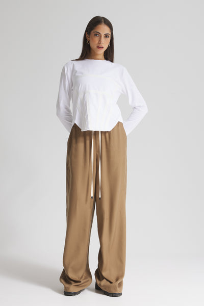 Soft Straight Leg In Khaki