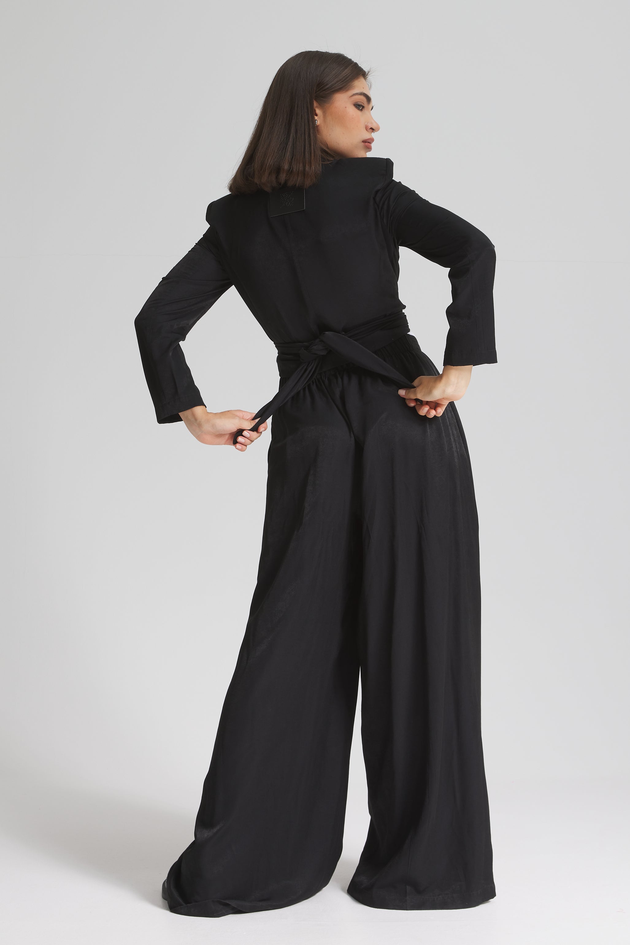 Soft Extra Wide leg In Black