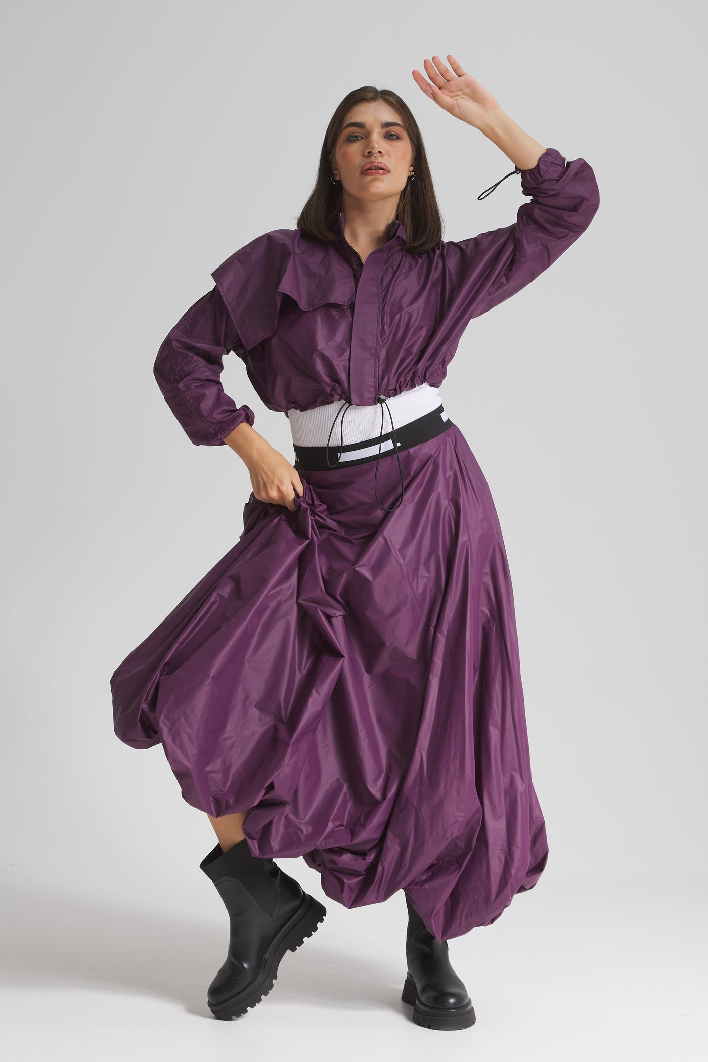 Parachute Skirt In Purple