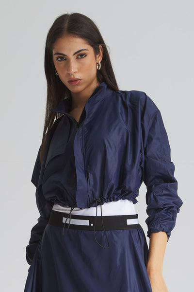 Waterproof Bomber Jacket In Navy