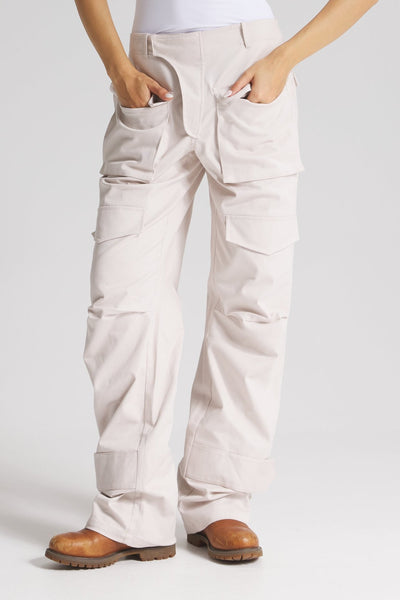 Multi Pocket Pants In Ivory