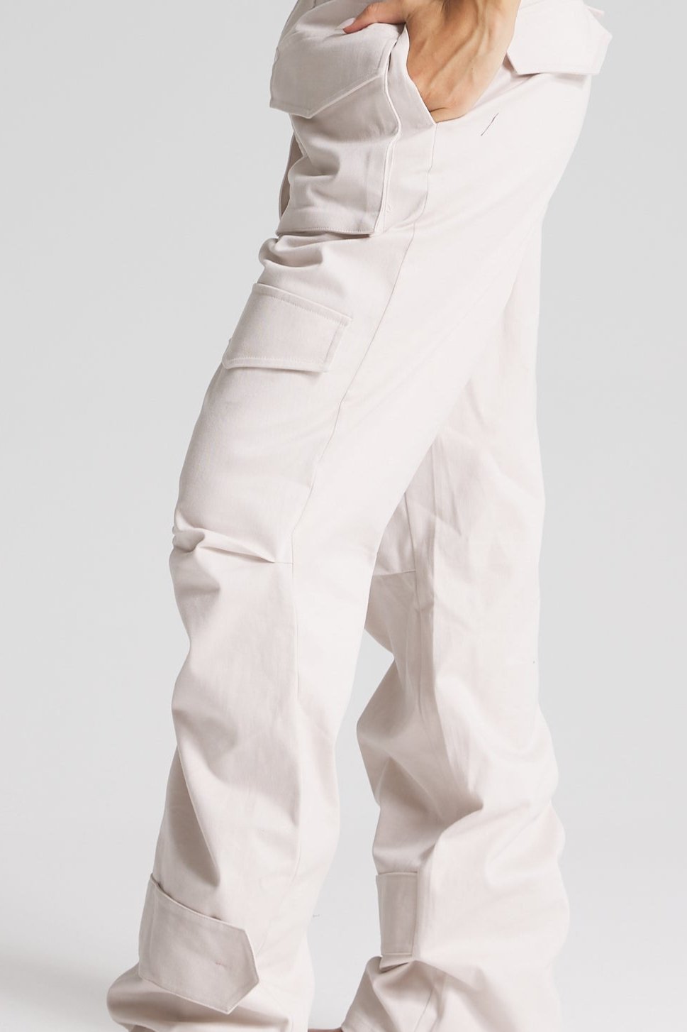 Multi Pocket Pants In Ivory