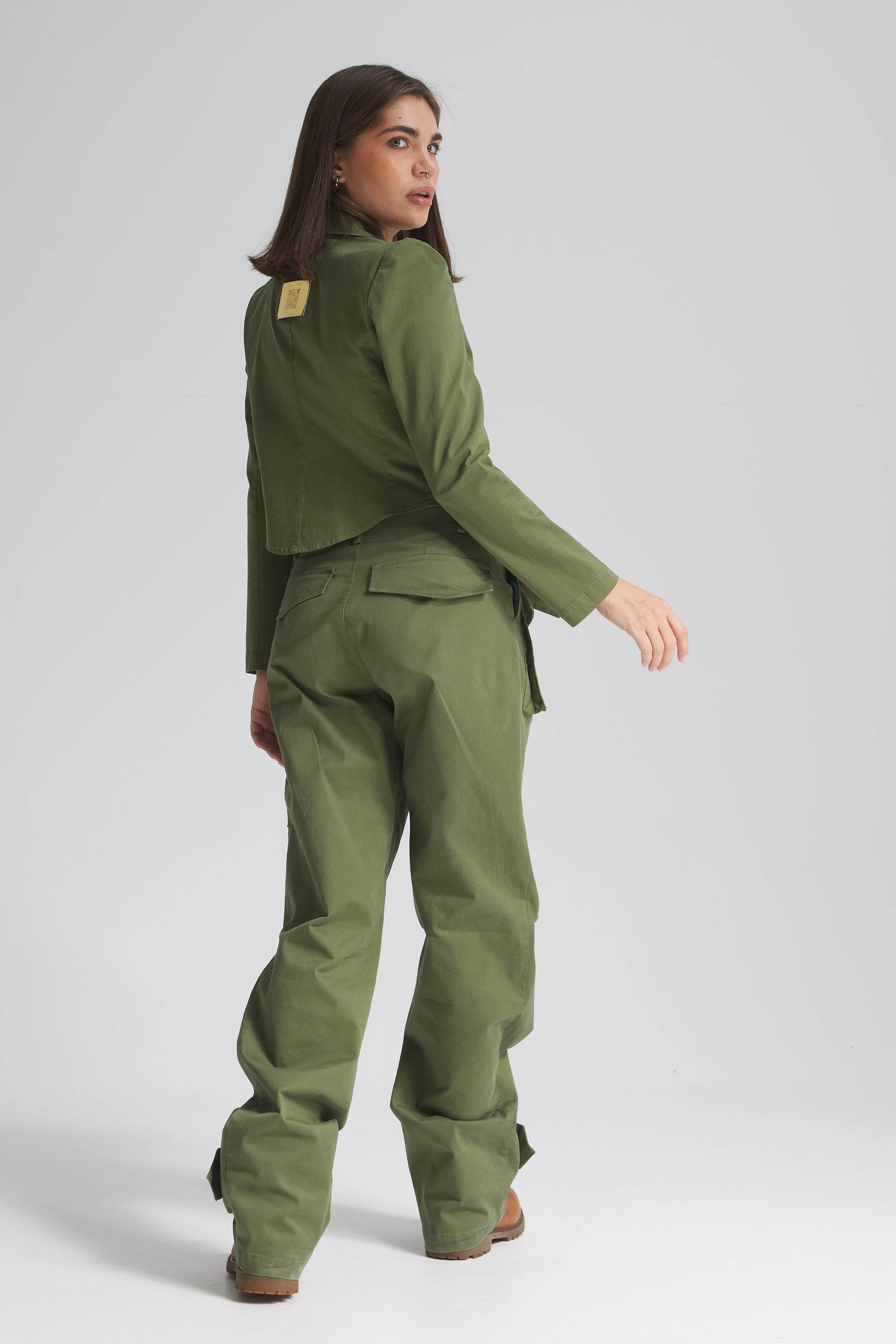 Multi Pocket Pants In Olive