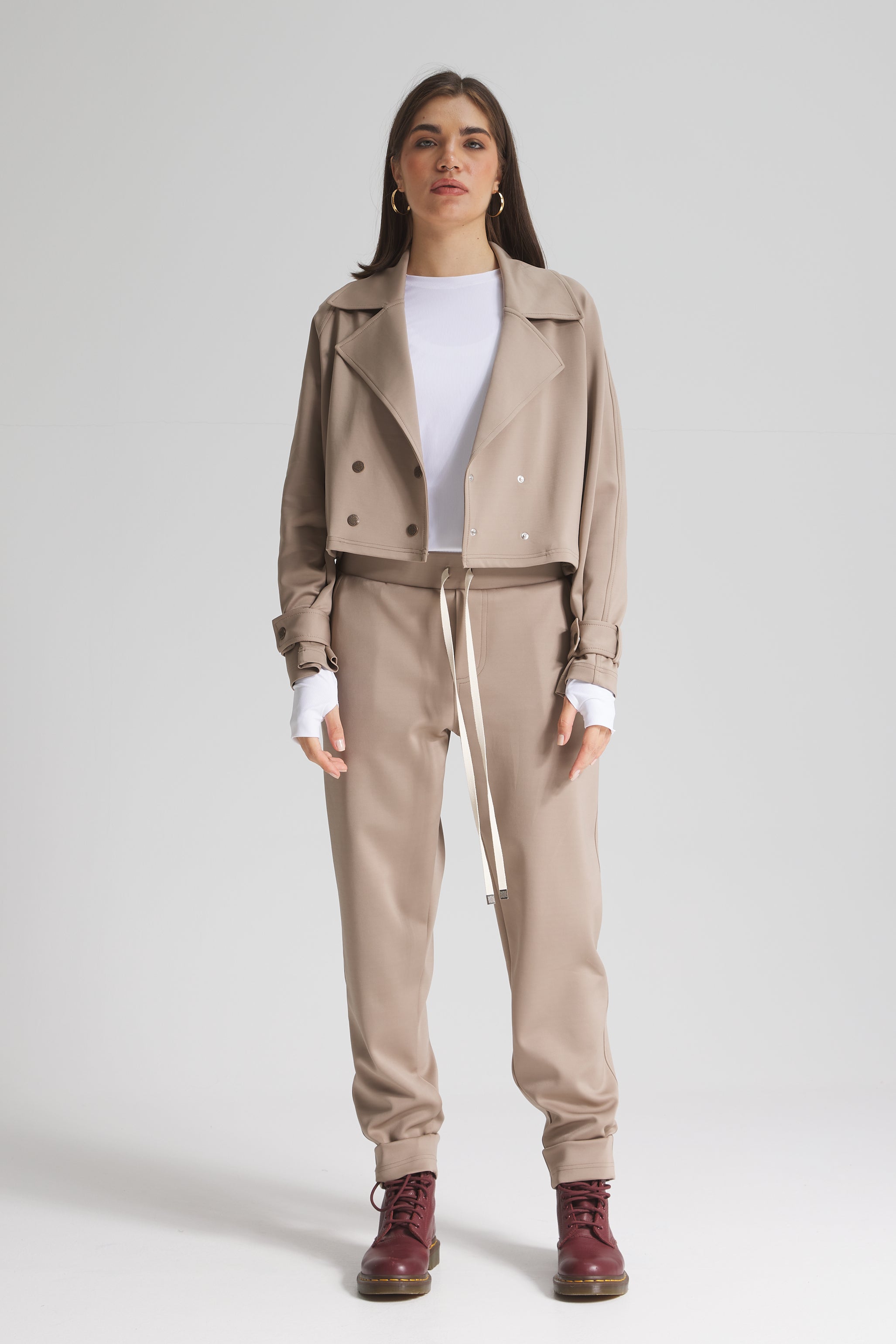 Track Suit Trench Look Jacket