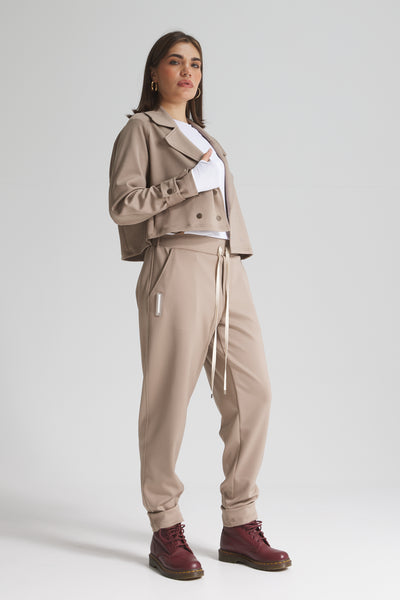 Track Suit Trench Look Jacket