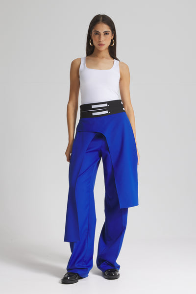 Extra Fabric Double Elastic Waist Pants