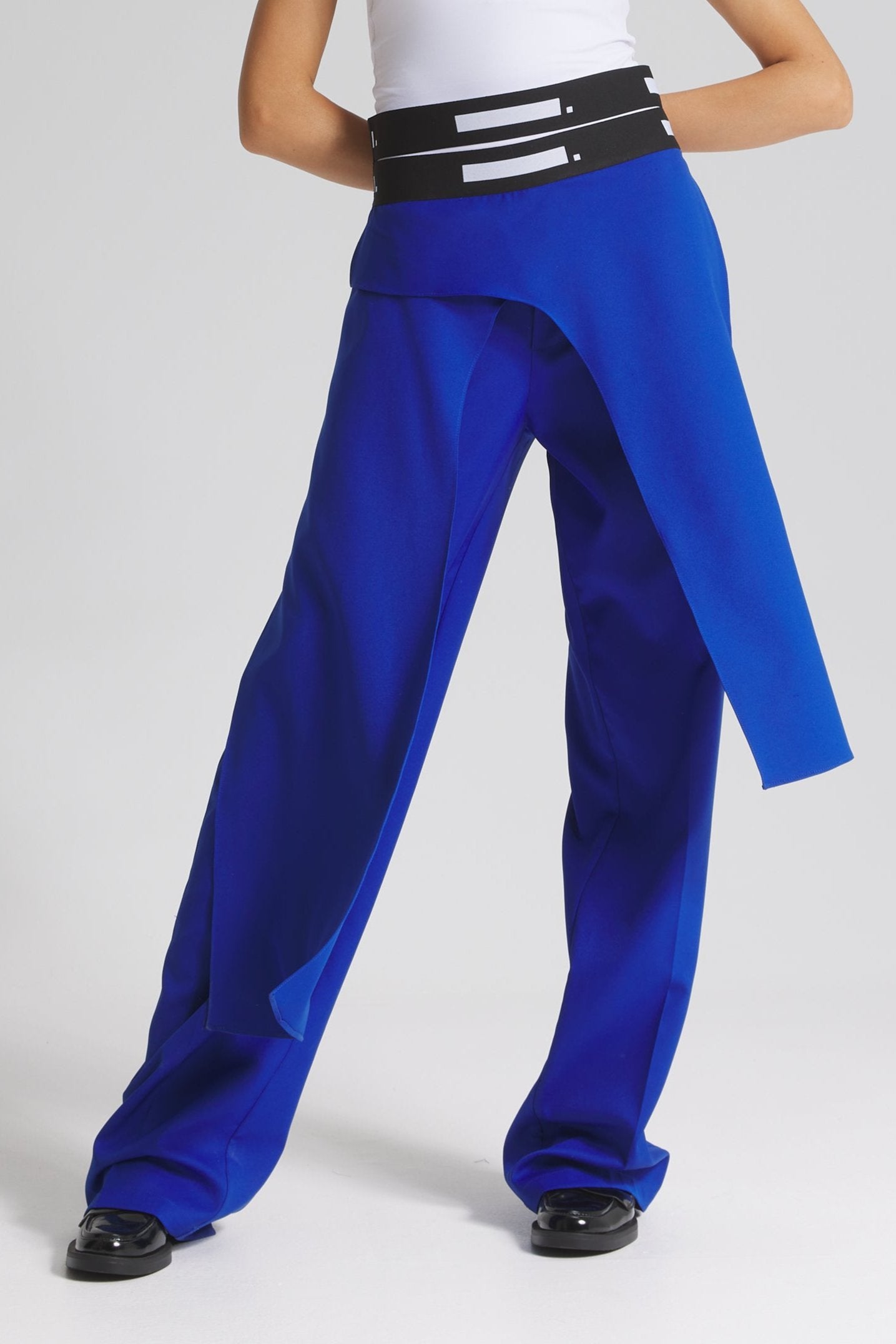 Extra Fabric Double Elastic Waist Pants