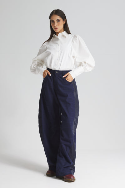 Navy Size Waterproof Balloon Pants