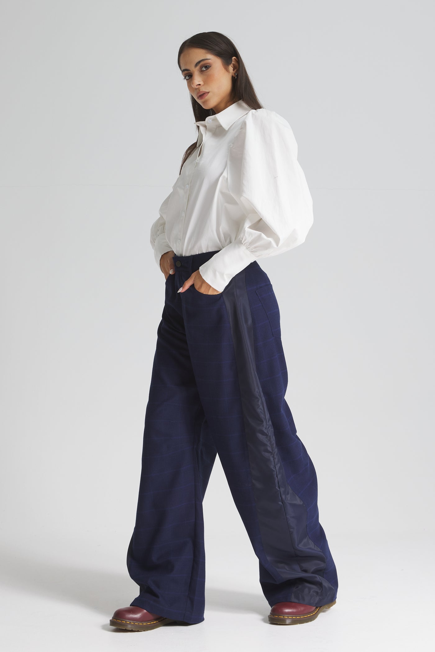 Navy Size Waterproof Balloon Pants