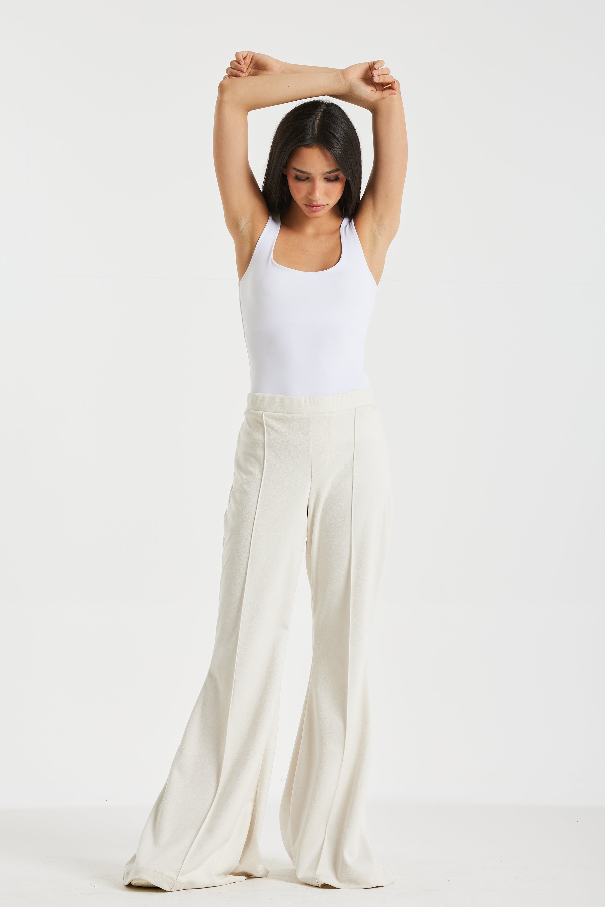 Classical Suede Flared Pants