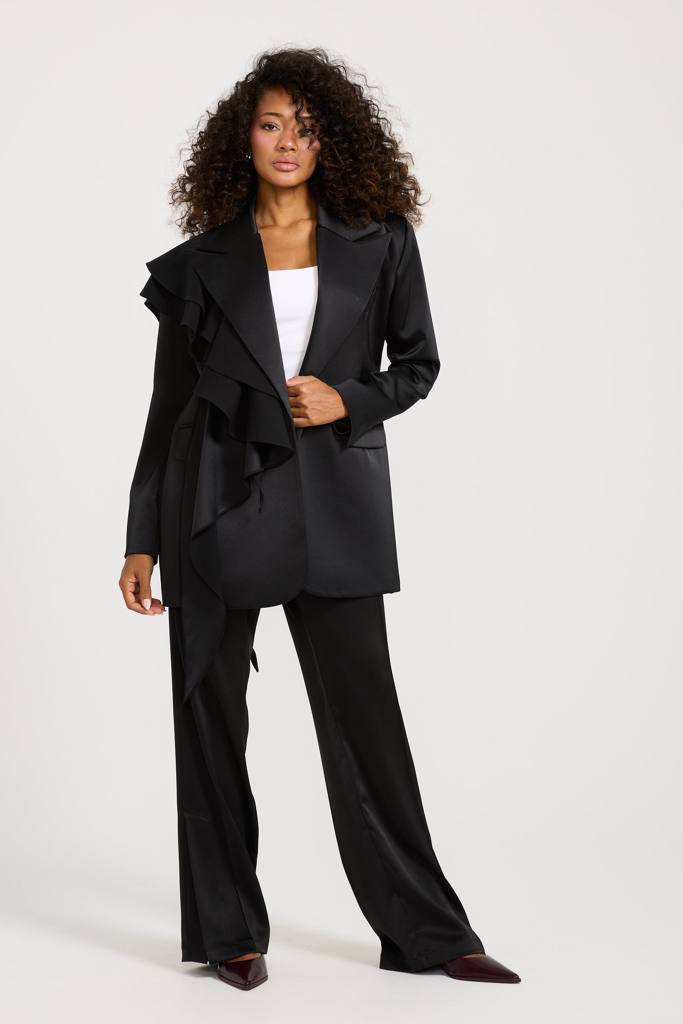 Satin Open Sides Pants