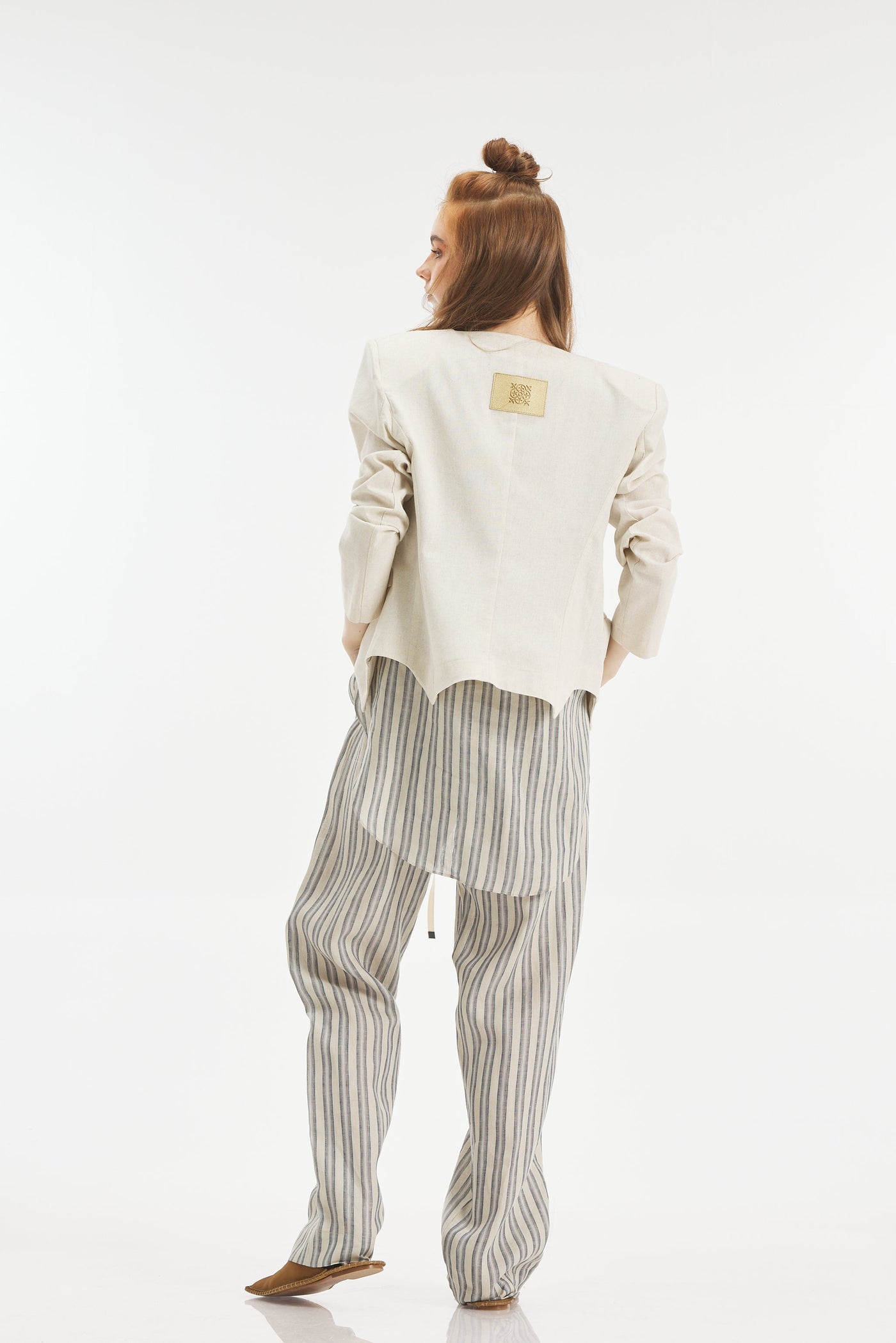 Curved Hem Line Jacket