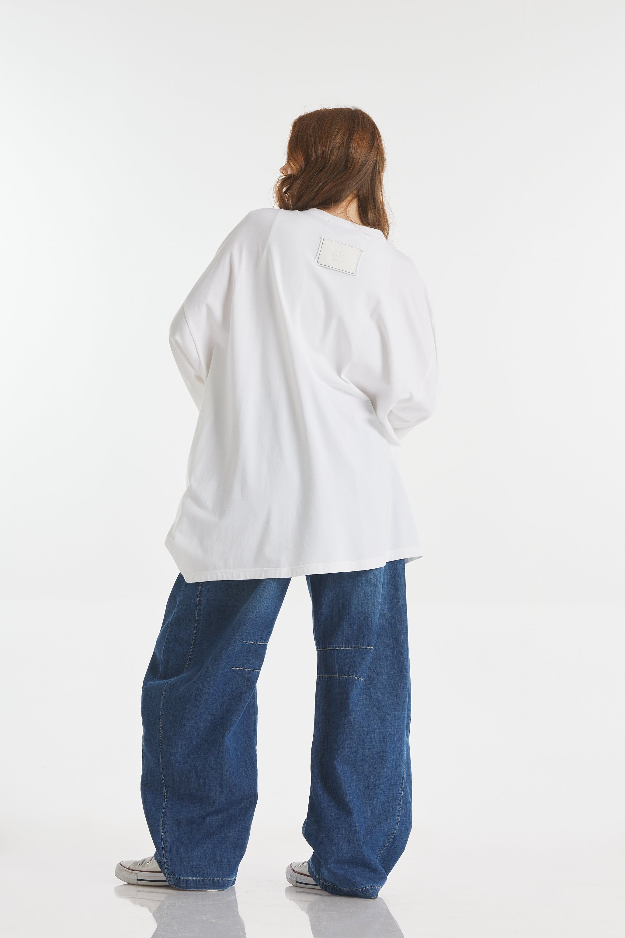 Oversized Different Sides T-shirt In White