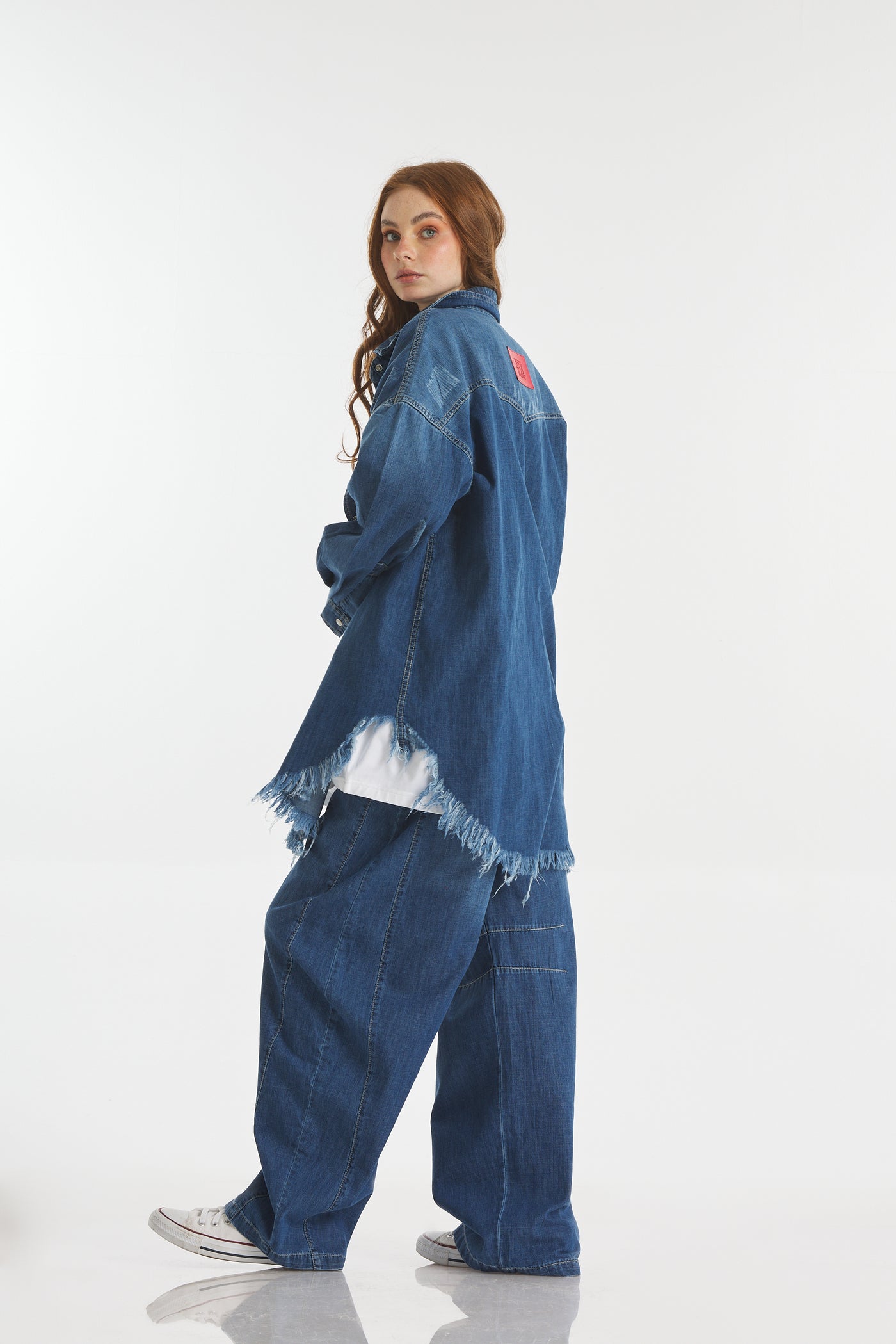 OVERSIZE DARK DENIM SHIRT