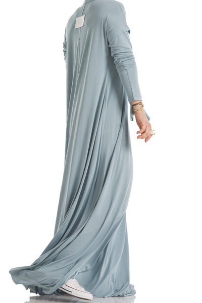 A Line Soft dress In Blue