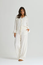 Big Cuff Silk Shirt In White