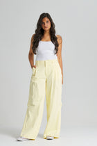 Twisted Back Yellow Pants