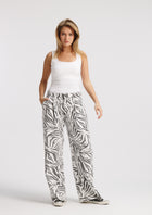 Zebra Wide Leg Pants
