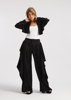 Satin Super Cropped Blazer