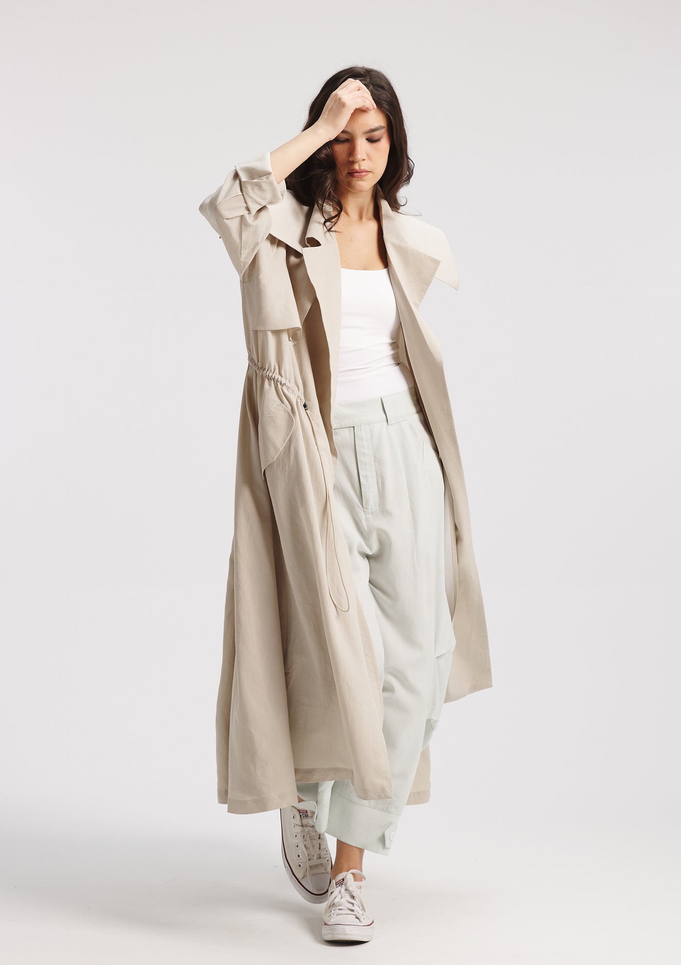 Beige Trench Coat