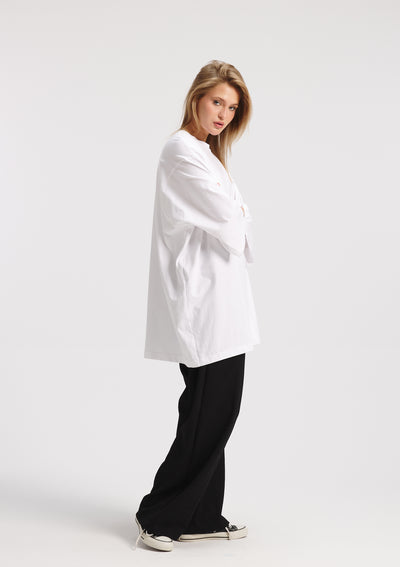 Dress T-Shirt In White