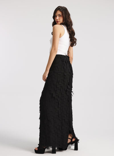Flying Fabrics Skirt In Black