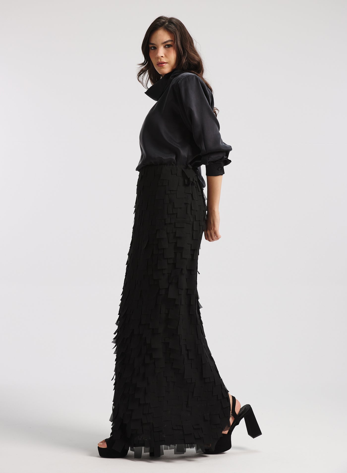 Flying Fabrics Skirt In Black