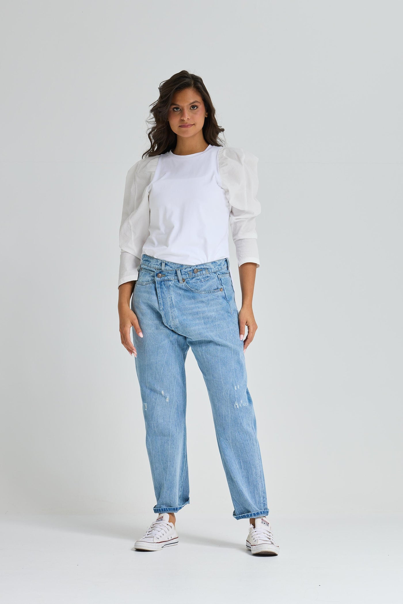 Crushed Sleeves T-Shirt