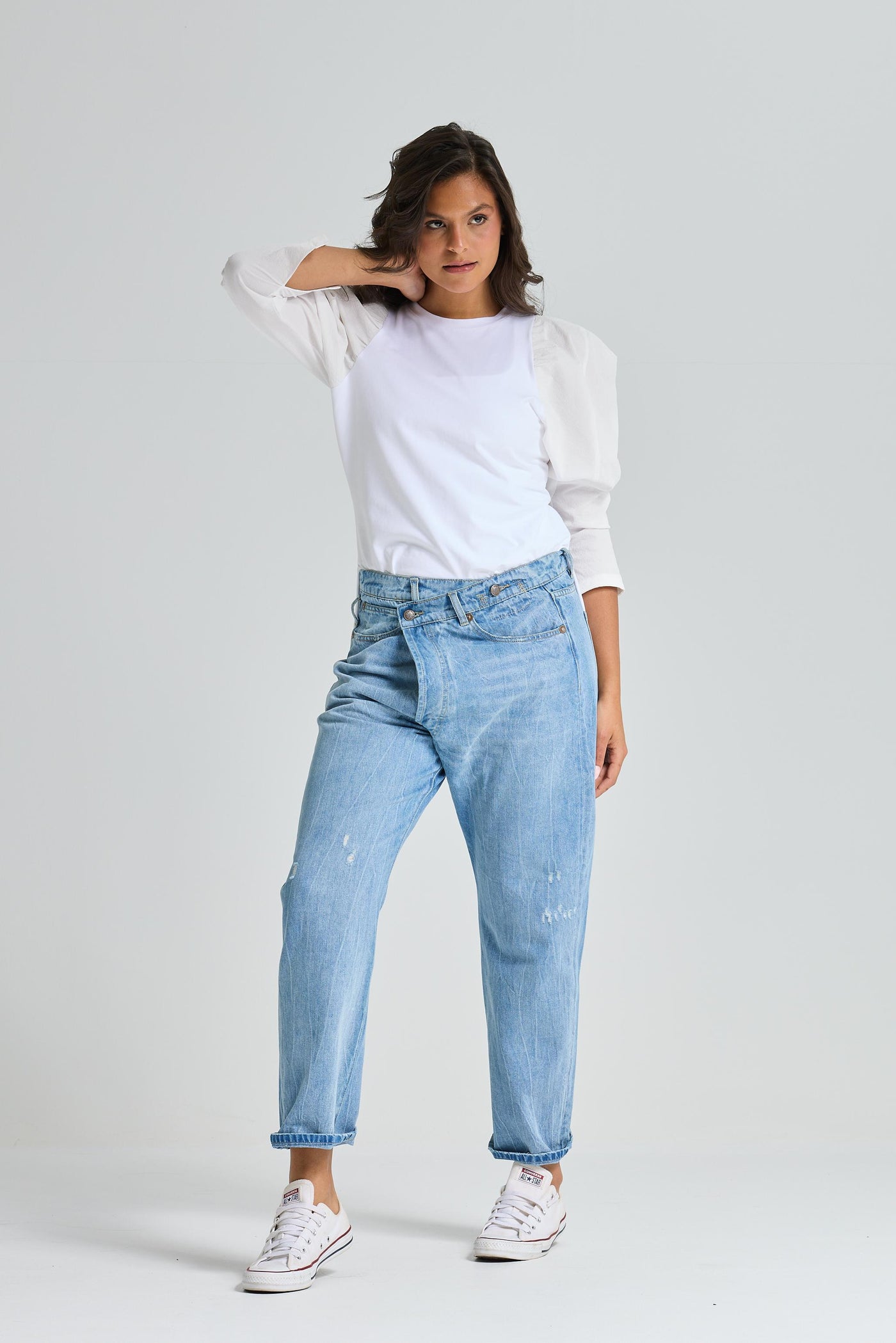 Crushed Sleeves T-Shirt